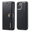 Miniatyrbillede 1 af 5: iPhone 12 / 12 Pro - Premium Plånboksfodral med Retrolook Svart