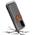 Miniatyrbild 8 av 11: Praktiskt Skal med Kortfack - Samsung Galaxy S20 Plus Mörkblå