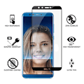 Pikkukuva 1 / 11: Skärmskydd 2.5D 3-PACK Ram 9H HD-Clear Screen-Fit Honor 9 Lite Svart