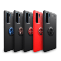 Miniatyrbilde 2 av 10: Huawei P30 Pro - Skyddande Stilrent Skal med Ringhållare Svart/Svart