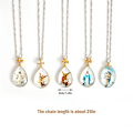 Miniatyrbild 11 av 11: Elegant Vattendroppe Halsband NO. 4