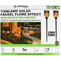 Miniatyrbilde 4 av 11: Solcellsdriven Trädgårdslampa med Realistiskt Flammeffekt