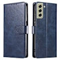 Pikkukuva 6 / 11: Samsung Galaxy S21 FE - Elegant Smidigt Plånboksfodral Röd