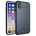 Pikkukuva 9 / 11: Elegant Smart Skal med Kortfack - iPhone XS MAX Grön