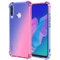 Huawei P40 Lite E - Stilsäkert Skyddsskal i Silikon Blå/Rosa Blå/Rosa