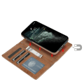 Miniatyrbild 10 av 11: iPhone 12 Mini - Stilsäkert Praktiskt Dubbelfunktion Plånboksfodral Lila