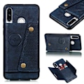 Miniatyrbilde 5 av 11: Huawei P30 Lite - Praktiskt Retro Skal med Kortfack Svart