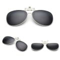 Miniatyrbillede 2 af 11: Polarized Exklusiva Solglasögons Överdrag Silver