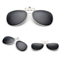 Pikkukuva 2 / 11: Polarized Exklusiva Solglasögons Överdrag Silver