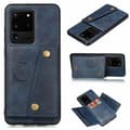 Skal med Kortfack - Samsung Galaxy S20 Ultra Mörkblå