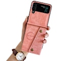 Miniatyrbillede 1 af 10: Samsung Galaxy Z Flip 4 - Skal med smart Korthållare Rosa