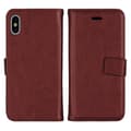 iPhone X/XS - Elegantti lompakkokotelo (Jensen) Brun