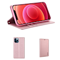 Miniatyrbilde 1 av 11: iPhone 14 Pro Max - Smidigt Smart HANMAN Plånboksfodral Roséguld