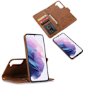 Pikkukuva 11 / 11: Stilsäkert Dubbelfunktion Plånboksfodral - Samsung Galaxy S23 Lila