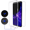 Pikkukuva 11 / 11: Samsung Galaxy S10e - Dubbelt Silikonfodral med Touchfunktion Blå