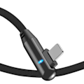 Miniatyrbilde 6 av 11: Effektfull Lightning Snabbladdnings Kabel Blå 1 Meter