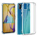 Miniatyrbillede 2 af 8: Stöttåligt Silikonskal - Samsung Galaxy A21S Transparent/Genomskinlig