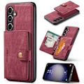 Miniatyrbillede 2 af 11: Stilrent Plånboksfodral med Magnetisk Hållare för Samsung Galaxy S23FE Roséguld