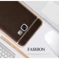 Miniatyrbillede 5 af 9: Galaxy A5 (2017) Stilrent silikonskal med läder Rosa Rosa