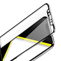 Pikkukuva 11 / 11: 2-PACK iPhone 11 Pro Max HuTech Carbon Skärmskydd Vit