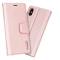 Smart och Stilsäkert Fodral med Plånbok för iPhone X/XS Roséguld