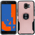 Pikkukuva 7 / 11: Samsung Galaxy J4 2018 - Smart Skyddande Skal med Ringh�llare Svart