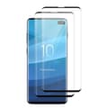3-PACK Samsung Galaxy S10 Skärmskydd CASE-Friendly HD 0,3mm Svart