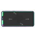 Pikkukuva 5 / 11: Skärmskydd 3-PACK Standard Screen-Fit HD-Clear Galaxy A40 Transparent/Genomskinlig