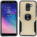 Miniatyrbilde 5 av 11: Samsung A6 Plus - Praktiskt Skal med Ringhållare (LEMAN) Mörkblå