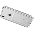 Miniatyrbild 6 av 11: iPhone 16E - Stötsäkert Silikonskal med Kortfack Transparent