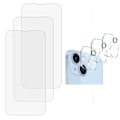 Miniatyrbillede 4 af 11: iPhone 15 1 Set Skärmskydd + Kameralinsskydd HD 0,3mm