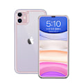 Pikkukuva 5 / 11: Aluminium Baksida Skärmskydd iPhone 11 + Titanlegerings metall Roséguld