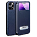 Miniatyrbilde 3 av 11: iPhone 16 Pro Max - Tidlöst Skalskydd i Läder & TPU Kaffe