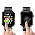 Miniatyrbillede 2 af 11: 3D Full Glue Skærmbeskyttelse til iWatch 4/5 40mm og 44mm Svart 40mm