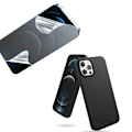 Miniatyrbilde 1 av 11: iPhone 14 Pro - Mattbehandlat Tunt Skal & Hydrogel Sk�rmskydd Svart