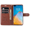 Pikkukuva 10 / 11: Huawei P40 Pro - Genomtänkt YAZUNSHI Plånboksfodral Svart