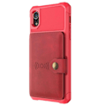 Miniatyrbilde 6 av 11: iPhone XR - Effektfullt Skal med Kortfack Brun