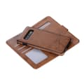 Leman Etui med Dobbeltfunktion - Samsung Galaxy S10+ Brun