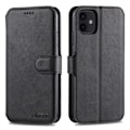 Pikkukuva 1 / 11: iPhone 12 Mini - Praktiskt Stilsäkert YAZUNSHI Plånboksfodral Svart