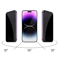 Miniatyrbillede 1 af 11: iPhone 14 Pro Max Skärmskydd med sekretessfunktion (2-pack) Transparent