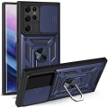 Miniatyrbilde 2 av 11: Samsung Galaxy S23 Ultra - Stilsäkert Skyddsskal Ringhållare Svart
