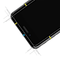 Pikkukuva 5 / 11: Huawei P smart 2021 Sk�rmskydd Standard 0,3mm Transparent/Genomskinlig