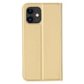 Pikkukuva 10 / 11: iPhone 12 Mini - Elegant Smart Pl�nboksfodral Guld