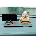 Miniatyrbild 10 av 11: Halkfri Mobilhållare 4 in 1 Instrumentbräda Bilhållare Svart