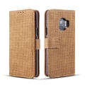 Miniatyrbilde 4 av 11: Samsung Galaxy S9+ Klassiskt Fodral i Retro-look (PU-Läder) Gråsvart