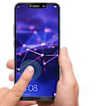 Pikkukuva 3 / 9: HuTechs Carbon-Skärmskydd för Huawei Mate 20 Lite Svart