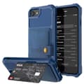 iPhone 6/6S - Exklusivt Skal med Kortfack Blå