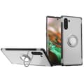 Samsung Galaxy Note10 - Professionellt Skal med Ringhållare Silver Silver