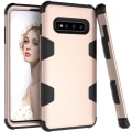 Miniatyrbillede 1 af 11: Samsung Galaxy S10E - Exklusivt Skyddande LEMAN Skal Svart/Guld