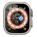Miniatyrbillede 7 af 11: (2-Pack) Skärmskydd för Apple Watch Series 7/8 41/45mm Transparent 41mm